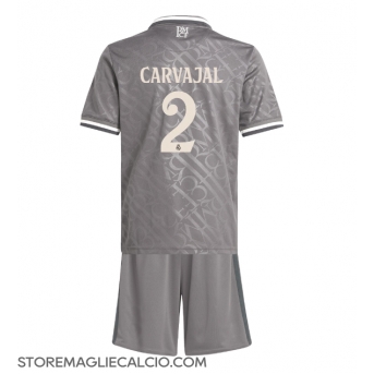 Real Madrid Daniel Carvajal #2 Maglia Gara Terza Repliche 2024-25 Bambino